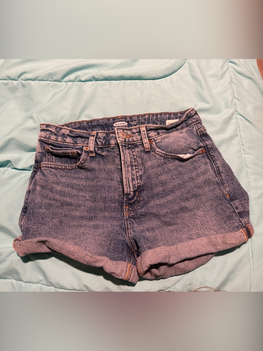 Old Navy Indigo Rolled-Hem Denim Shorts